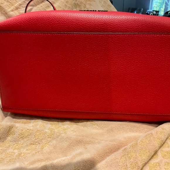 New Michael Kors Emilia dark sangria large leather tote - Picture 7 of 7